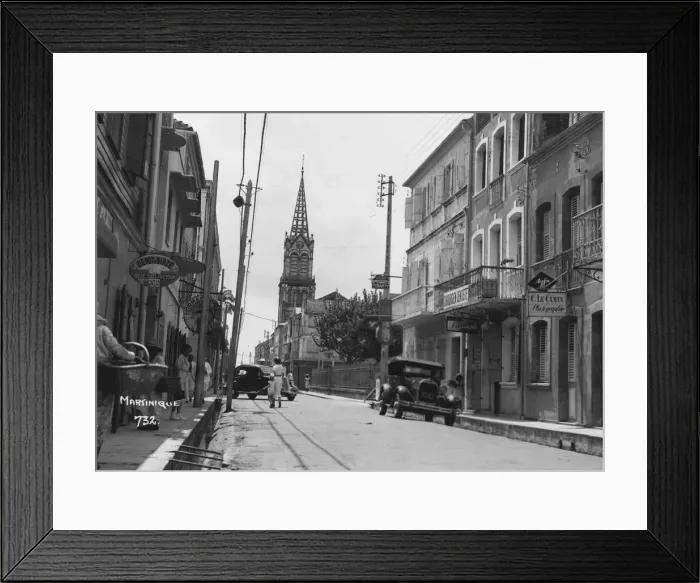 Framed Print : Street In Martinique Framed Print : Street In Martinique