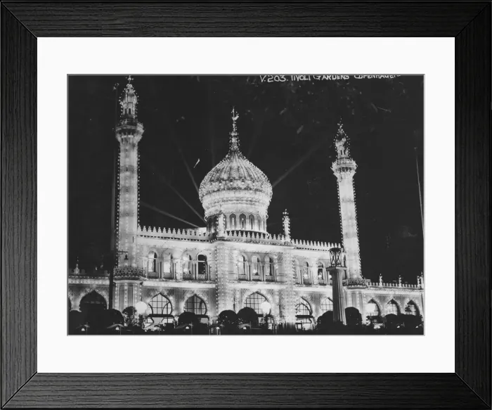 Framed Print : Tivoli Gardens Framed Print : Tivoli Gardens