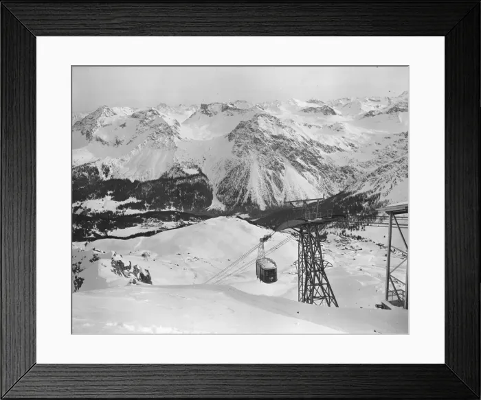 Framed Print : Swiss Cable Car Framed Print : Swiss Cable Car
