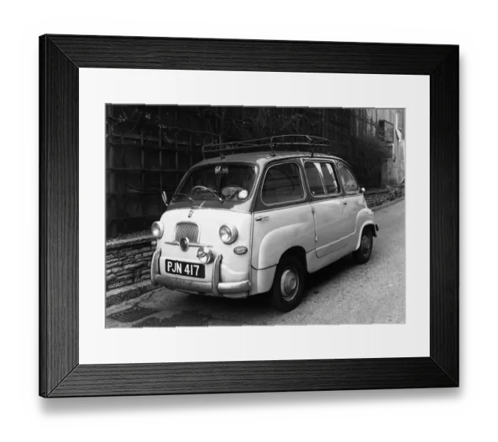 Framed Print : Fiat Minicar Framed Print : Fiat Minicar