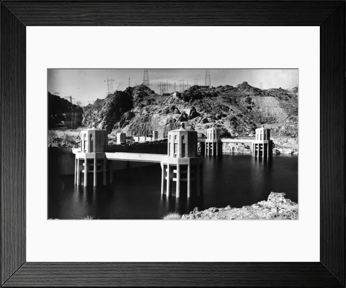 Framed Print : Hoover Dam
