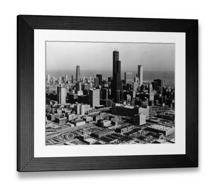 Framed Print : Searing Skyline
