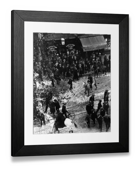 Framed Print : Strike Scene Framed Print : Strike Scene