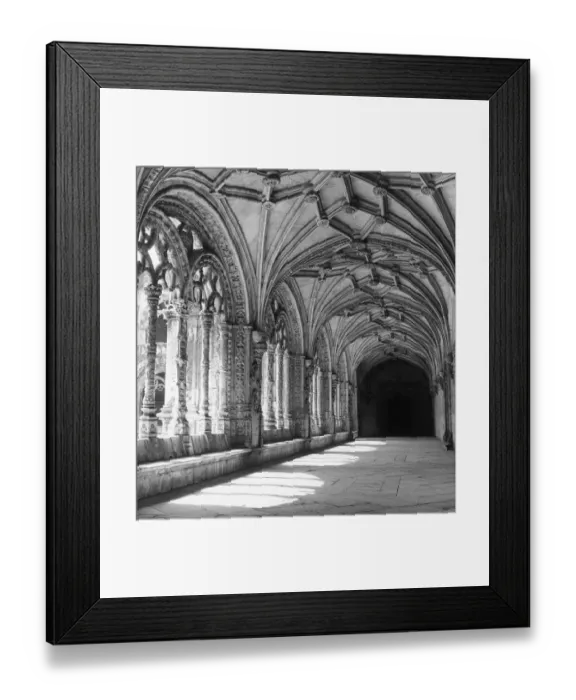 Framed Print : Cloisters. October 1969: The cloisters at Jeronimos Monastery, Lisbon, Portugal Framed Print : Cloisters. October 1969: The cloisters at Jeronimos Monastery, Lisbon, Portugal