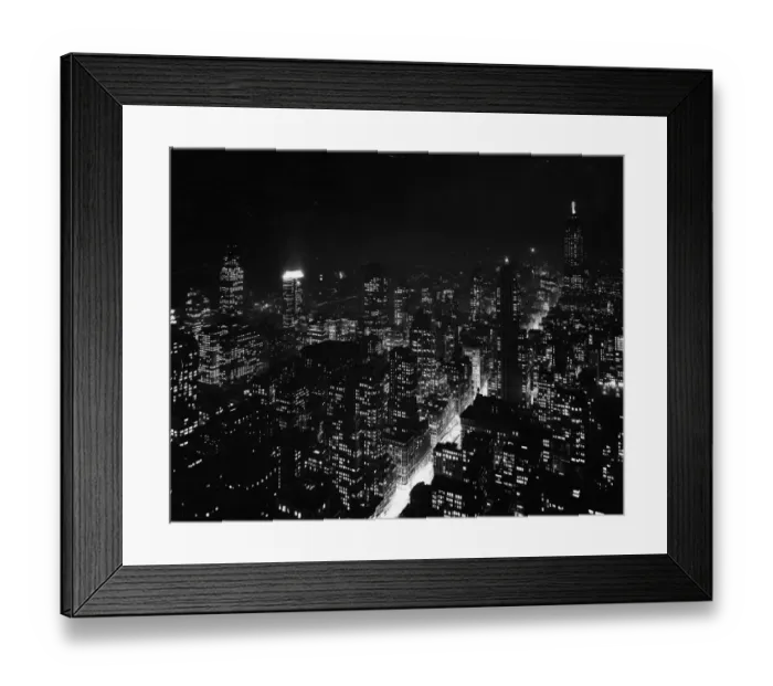 Framed Print : Night New York Framed Print : Night New York