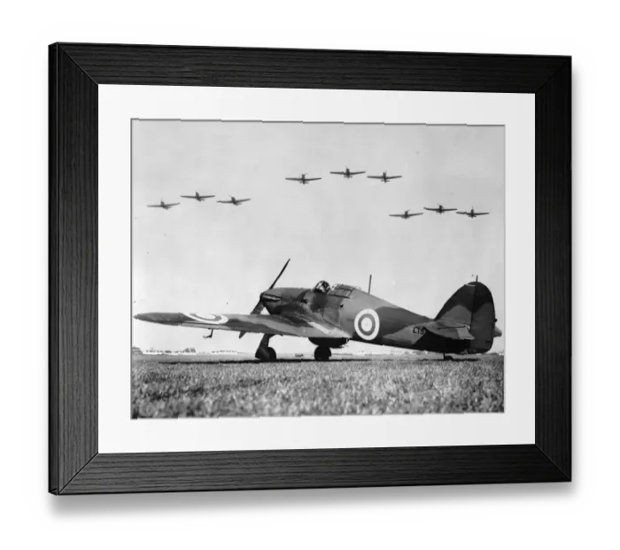 Framed Print : Hawker Hurricane