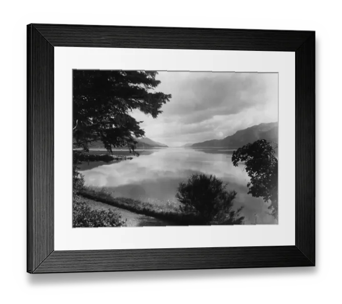 Framed Print : Loch Ness. July 1937: One of the largest of the Scottish lochs Framed Print : Loch Ness. July 1937: One of the largest of the Scottish lochs
