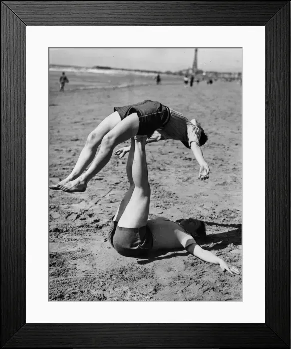 Framed Print : Beach Training Framed Print : Beach Training