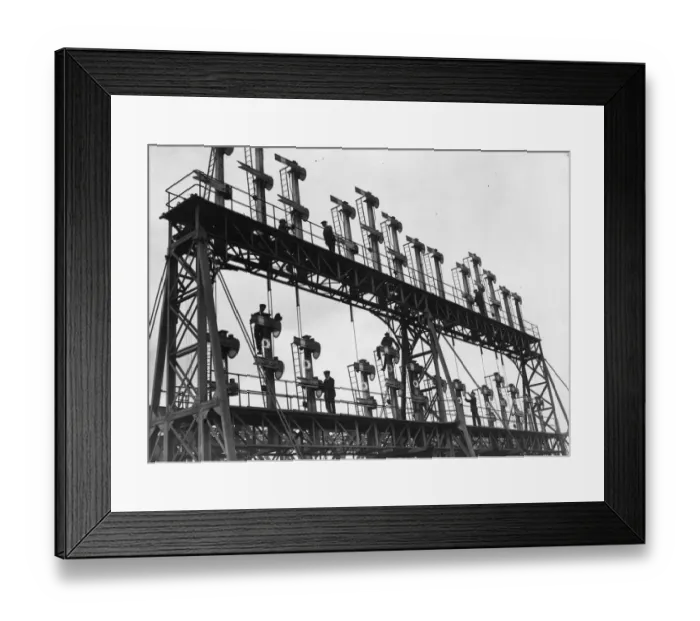 Framed Print : Signal Gantry Framed Print : Signal Gantry