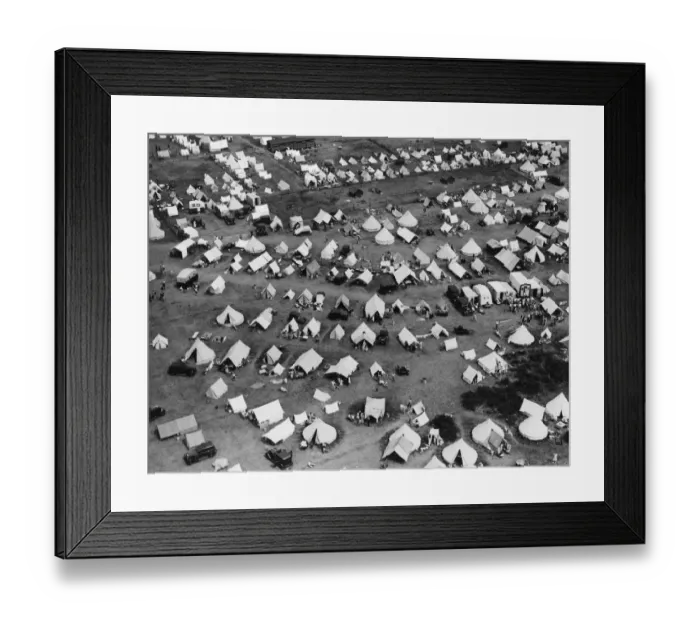 Framed Print : Campsite. A campsite near Southend over a Bank Holiday weekend Framed Print : Campsite. A campsite near Southend over a Bank Holiday weekend