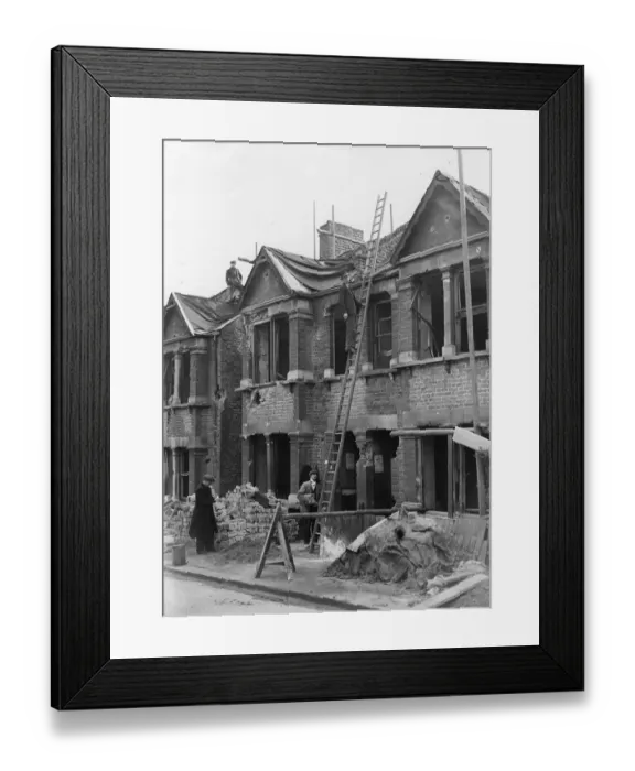 Framed Print : Rebuilding