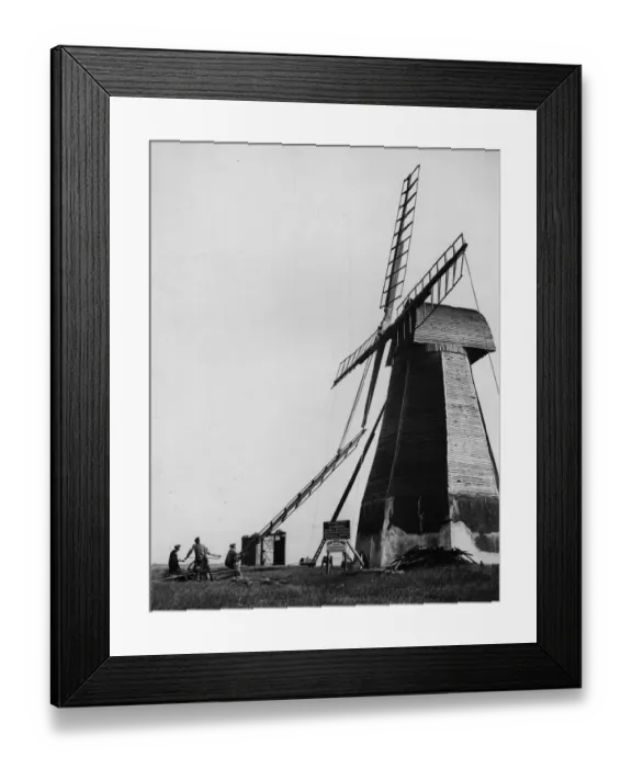 Framed Print : Windmill Repaired