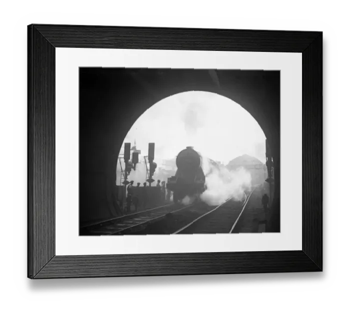Framed Print : Train In The Tunnel Framed Print : Train In The Tunnel