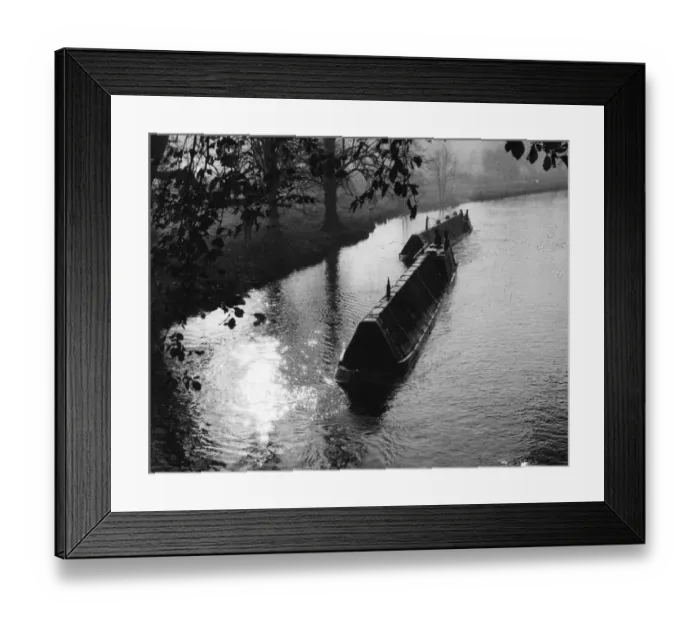 Framed Print : Canal Barge Framed Print : Canal Barge