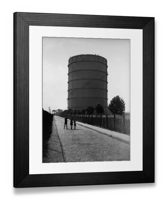 Framed Print : Surburban Gasometer Framed Print : Surburban Gasometer