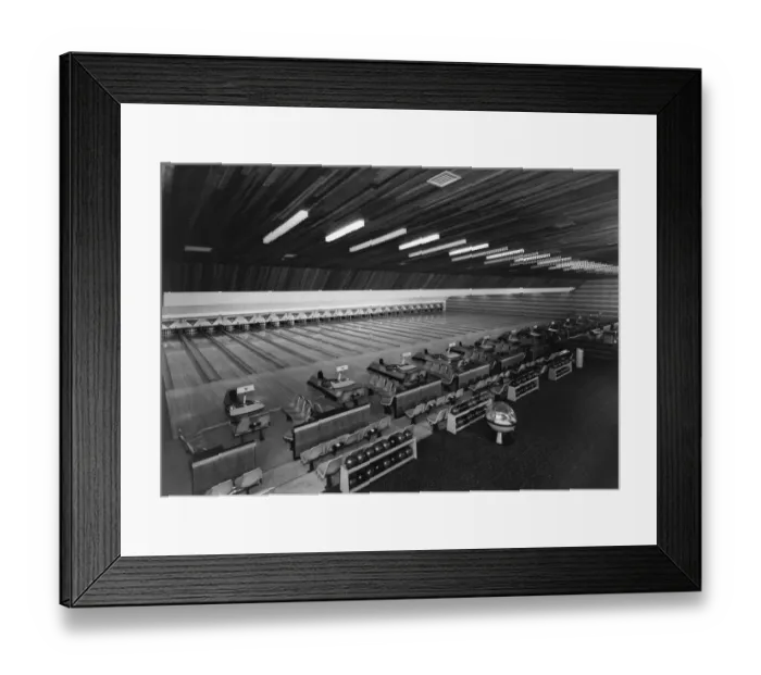 Framed Print : Ten Pin Alley Framed Print : Ten Pin Alley