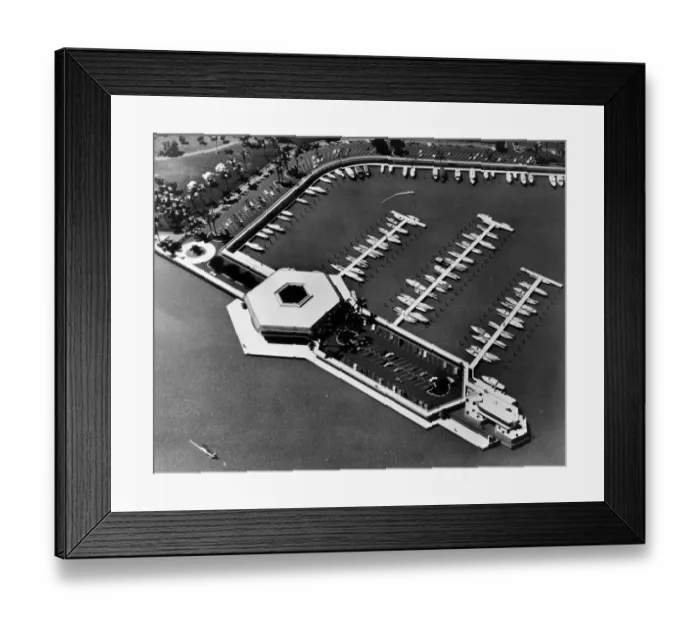 Framed Print : Miami Marina Framed Print : Miami Marina