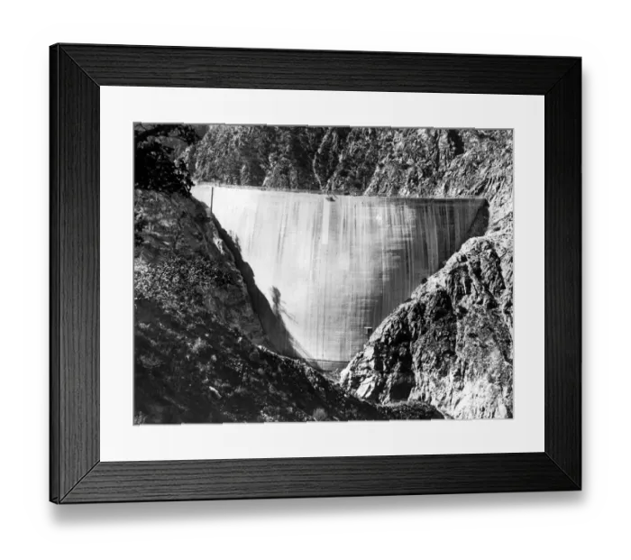 Framed Print : Pacoima Dam Framed Print : Pacoima Dam