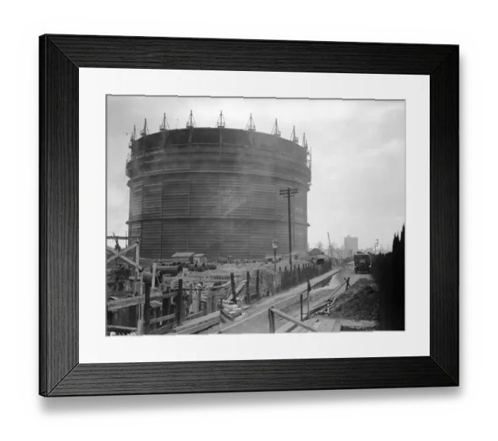 Framed Print : Giant Gasworks Framed Print : Giant Gasworks