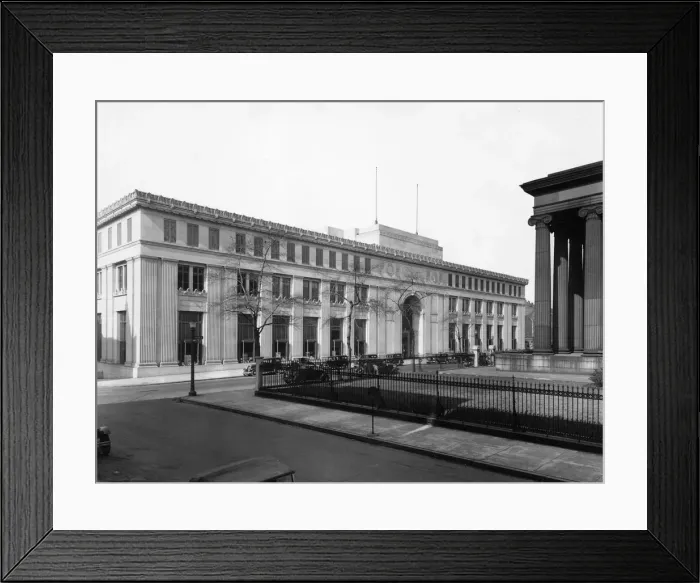 Framed Print : Baltimore Library Framed Print : Baltimore Library