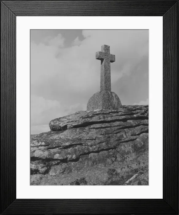 Framed Print : Granite Cross Framed Print : Granite Cross