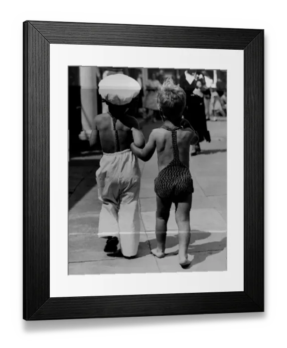 Framed Print : Two Children Framed Print : Two Children