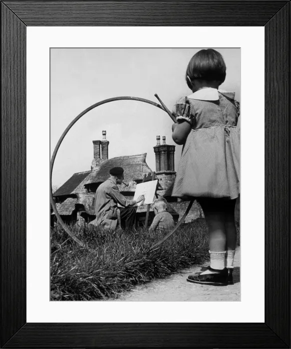 Framed Print : Rustic Peace