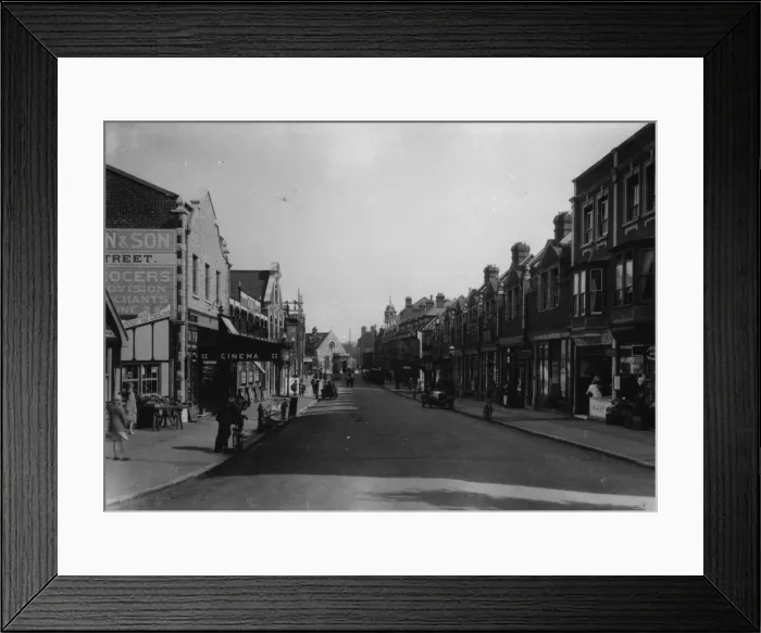 Framed Print : Swanage Street Framed Print : Swanage Street