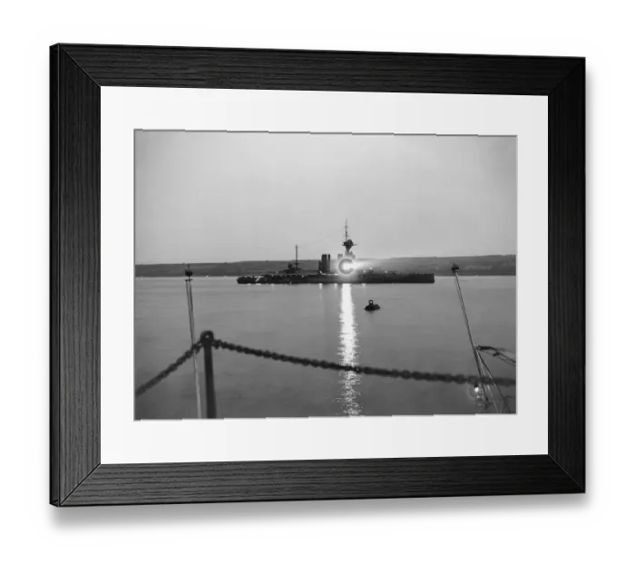 Framed Print : Ships Searchlight Framed Print : Ships Searchlight