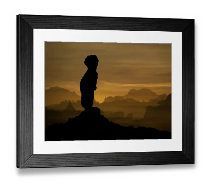 Framed Print : Adads Natural Statue Framed Print : Adads Natural Statue