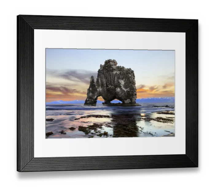 Framed Print : HvAitserkur Rock Framed Print : HvAitserkur Rock