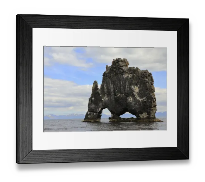 Framed Print : Iceland HvAitserkur Rock Framed Print : Iceland HvAitserkur Rock