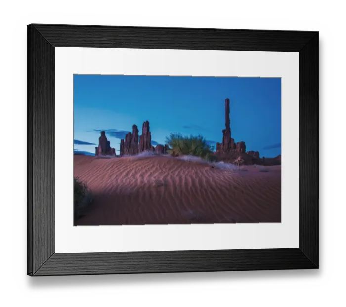 Framed Print : twilight at the Totem Pole Framed Print : twilight at the Totem Pole
