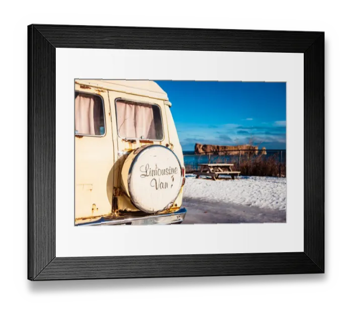 Framed Print : White Landscapes - View of the PercA Rock Framed Print : White Landscapes - View of the PercA Rock