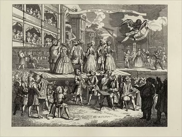 William Hogarths, The Beggars Opera Burlesqued