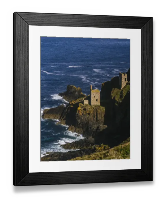 Framed Print : Abandoned Tin Mines near Bottalack, Cornwall Framed Print : Abandoned Tin Mines near Bottalack, Cornwall
