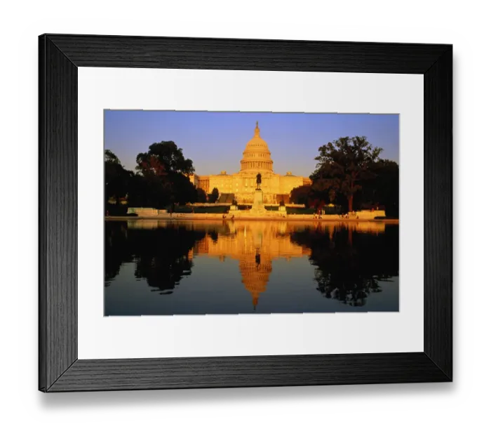 Framed Print : USA, Washington DC, Capitol Building, evening Framed Print : USA, Washington DC, Capitol Building, evening