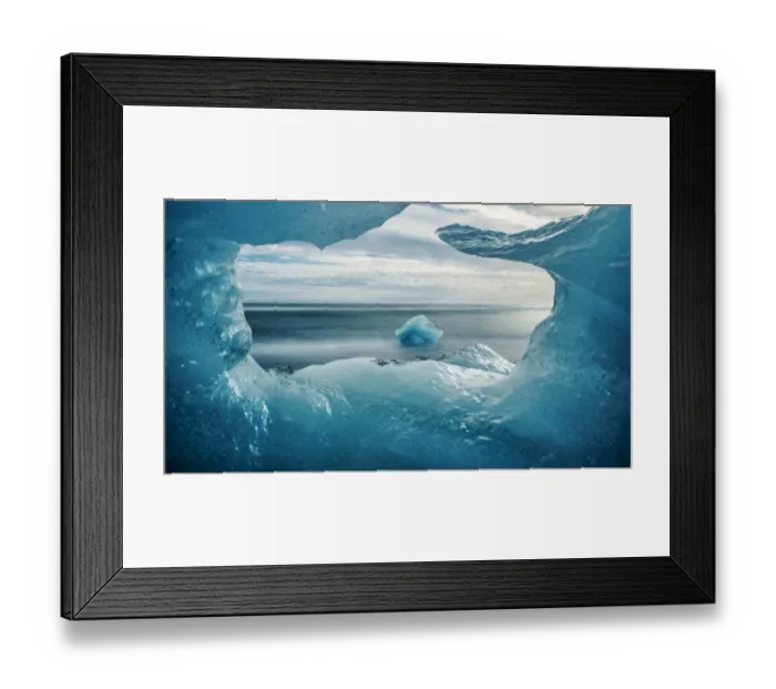 Framed Print : Ice on beach, Jokulsarlon Lagoon, Southern Iceland