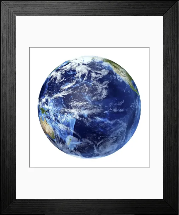Framed Print : Pacific Ocean, artwork Framed Print : Pacific Ocean, artwork