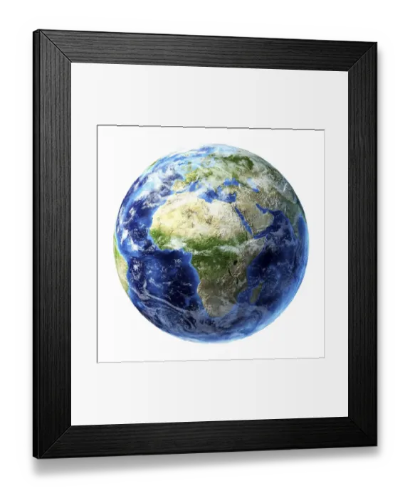 Framed Print : Africa, artwork Framed Print : Africa, artwork