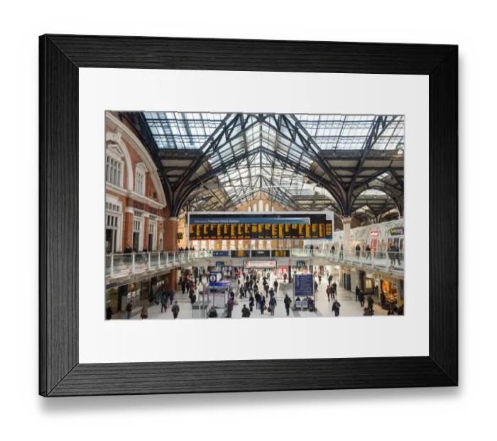 Framed Print : UK Train Travel