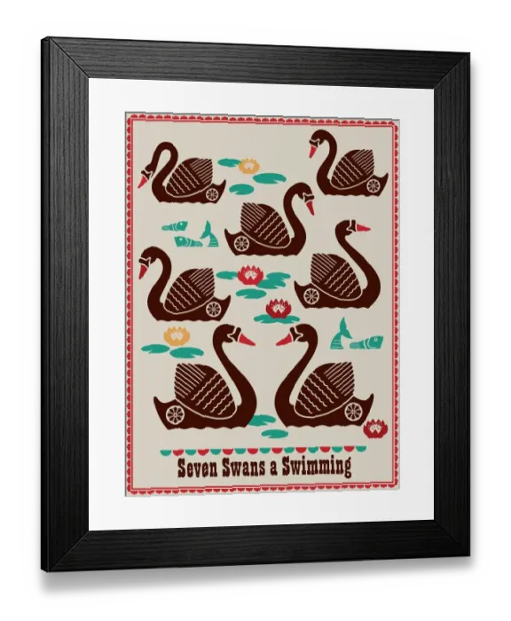 Framed Print : The Seventh Day of Christmas Framed Print : The Seventh Day of Christmas