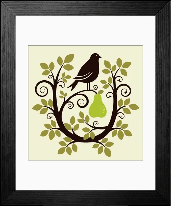 Framed Print : Partridge in a Pear Tree Framed Print : Partridge in a Pear Tree