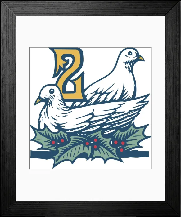Framed Print : Twelve days of Christmas, 88363876