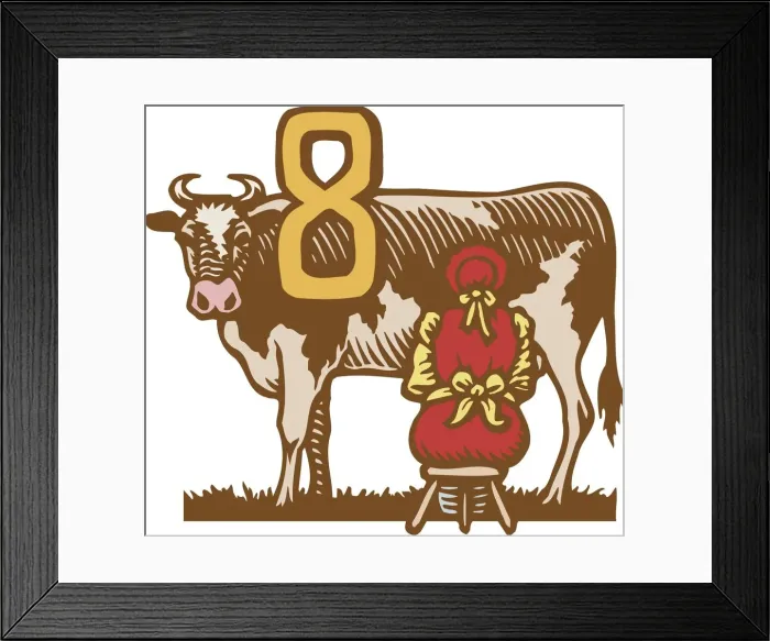 Framed Print : Twelve days of Christmas, 88353011 Framed Print : Twelve days of Christmas, 88353011