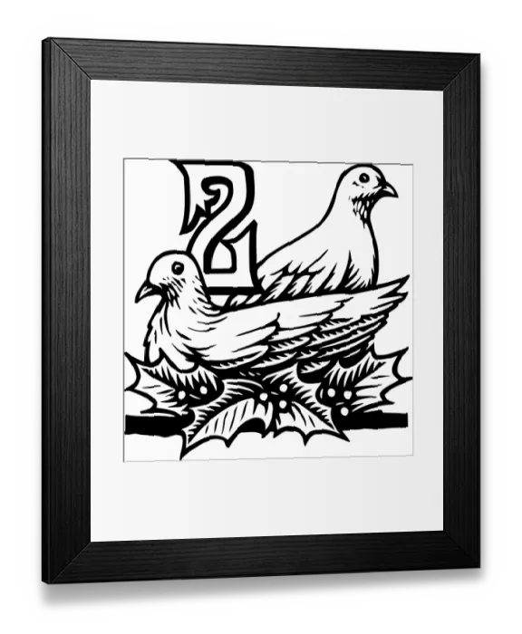 Framed Print : Twelve days of Christmas, 88363945 Framed Print : Twelve days of Christmas, 88363945