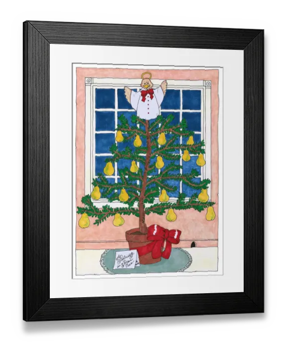 Framed Print : Partridge in a Pear Tree Framed Print : Partridge in a Pear Tree