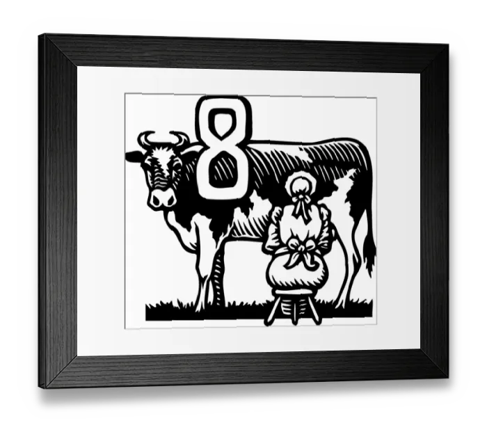 Framed Print : Twelve days of Christmas, 88325564 Framed Print : Twelve days of Christmas, 88325564