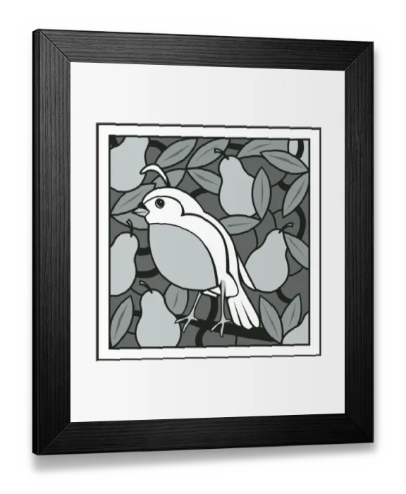Framed Print : Twelve days of Christmas, 77636120
