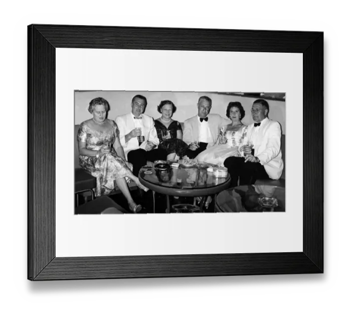 Framed Print : 522, adults, alcohol, antique, beverage, black & white, caucasian, cocktail, couples Framed Print : 522, adults, alcohol, antique, beverage, black & white, caucasian, cocktail, couples